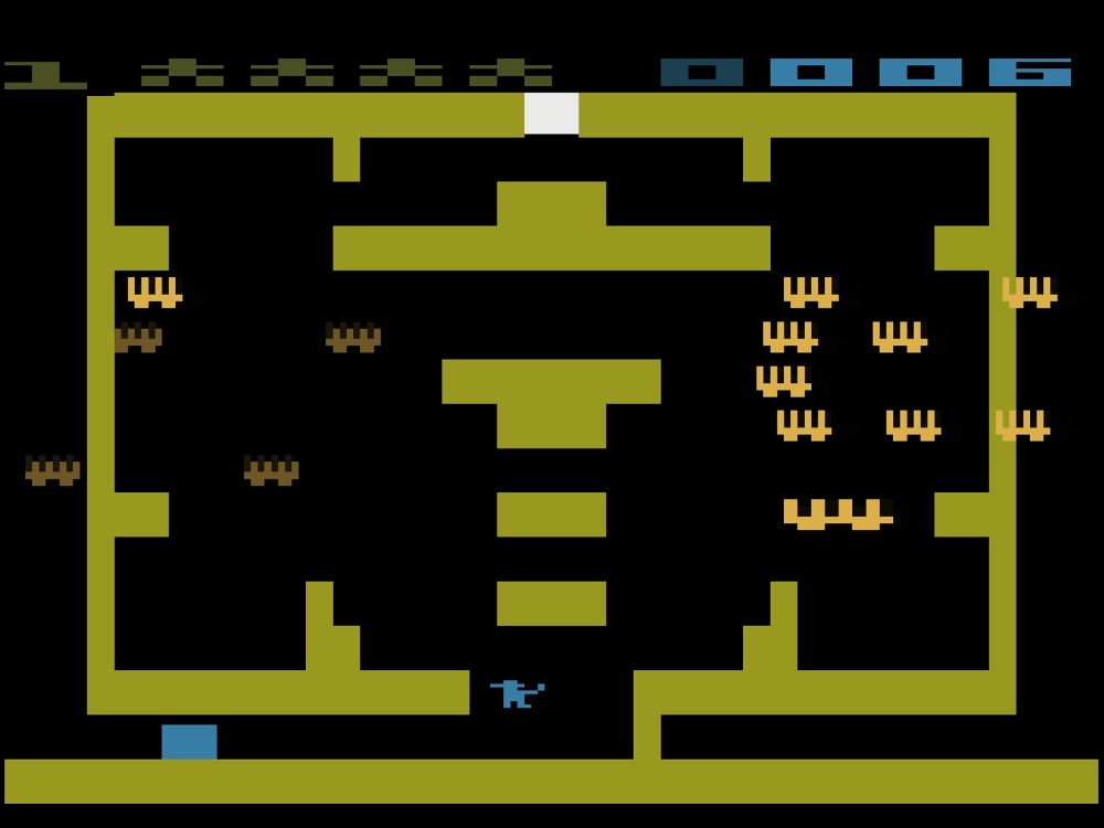 Gameplay of Towering Inferno for Atari 2600